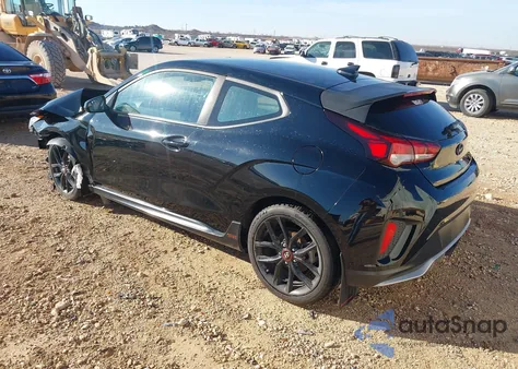 2019 Hyundai Veloster Turbo R-Spec z USA, uszkodzony, nr VIN KMHTH6ABXKU002032